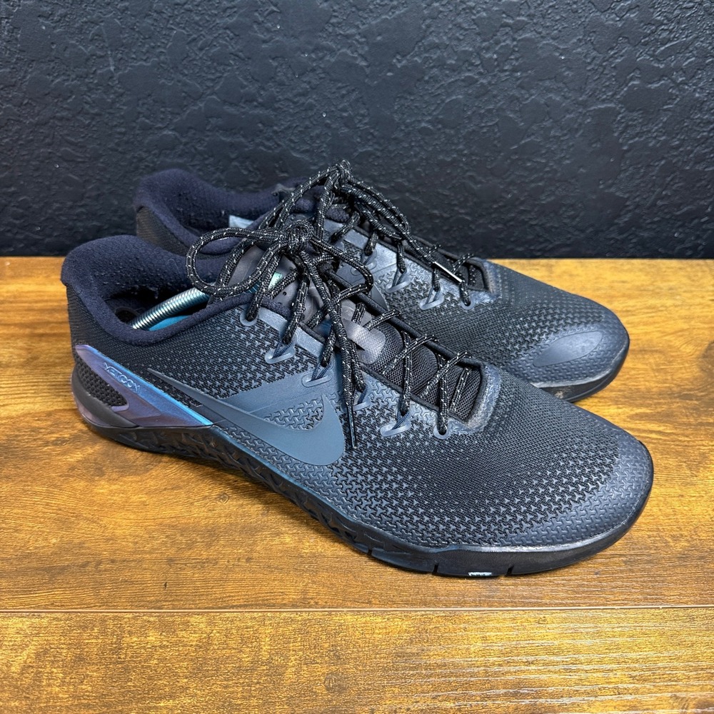 Nike Metcon 4 AH7454-001 Black Synthetic Mesh Training Shoes Mens Size 13